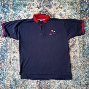 Vintage Molson Canadian Logo Polo Shirt Size XL